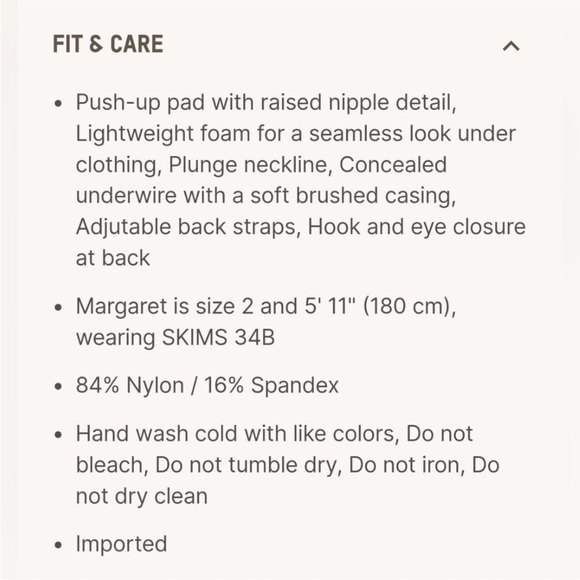 NWT SKIMS Ultimate Padded Plunge Pushup Push Up Nipple Bra Black ONYX 40B - Picture 6 of 11